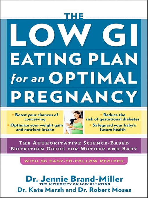 Cover image for The Low GI Eating Plan for an Optimal Pregnancy
